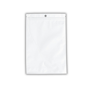 Set van 100 zelfsluitende reparatie zakjes 14x17 cm transparant en glanzend wit