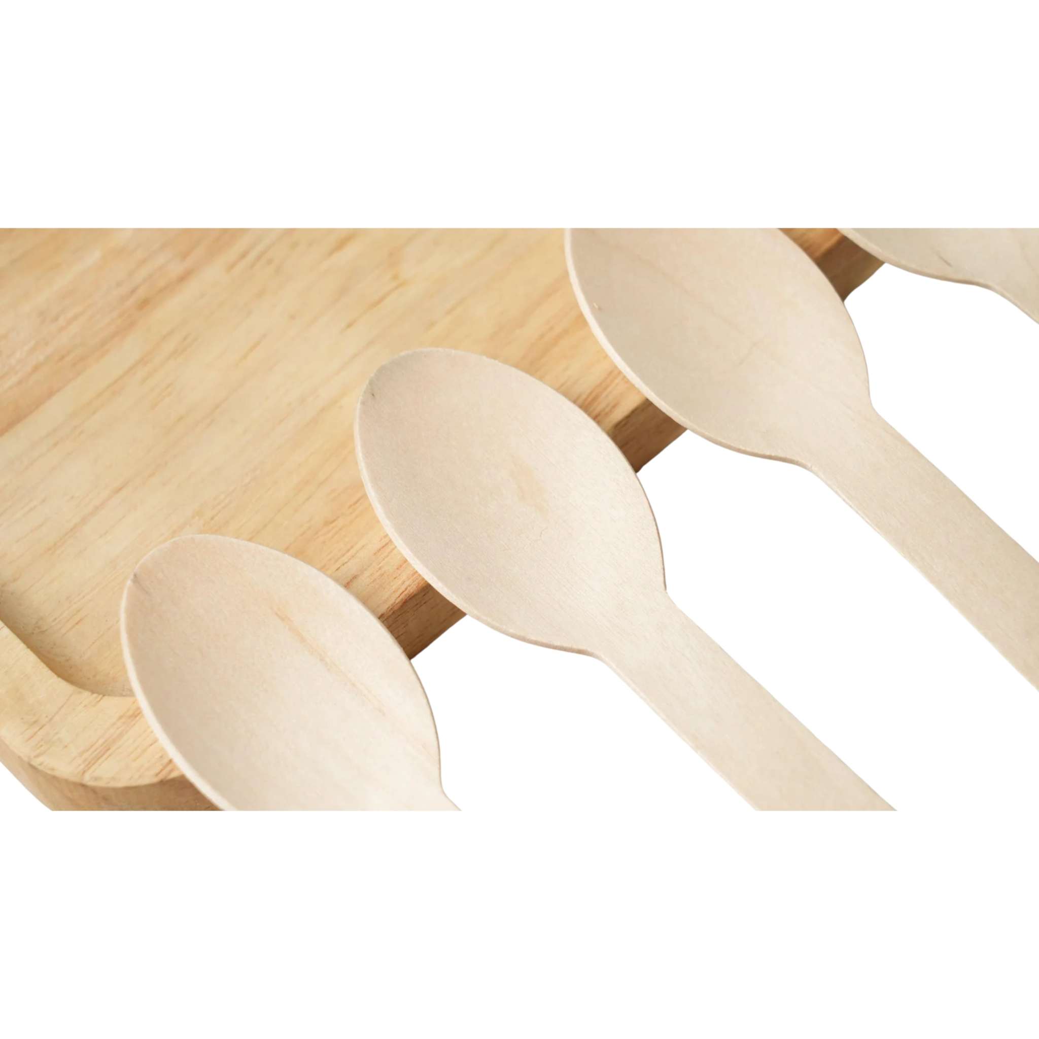 1000x Houten lepel 160mm 100% FSC biologisch