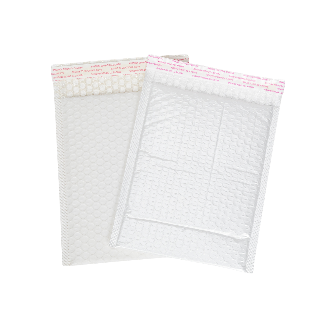 20x Luchtkussen enveloppen - 17cm x 21cm + 4cm - Hoogglans Wit