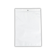100 premium zelfsluitende reparatie zakjes 21x26 cm transparant voorkant wit achterkant