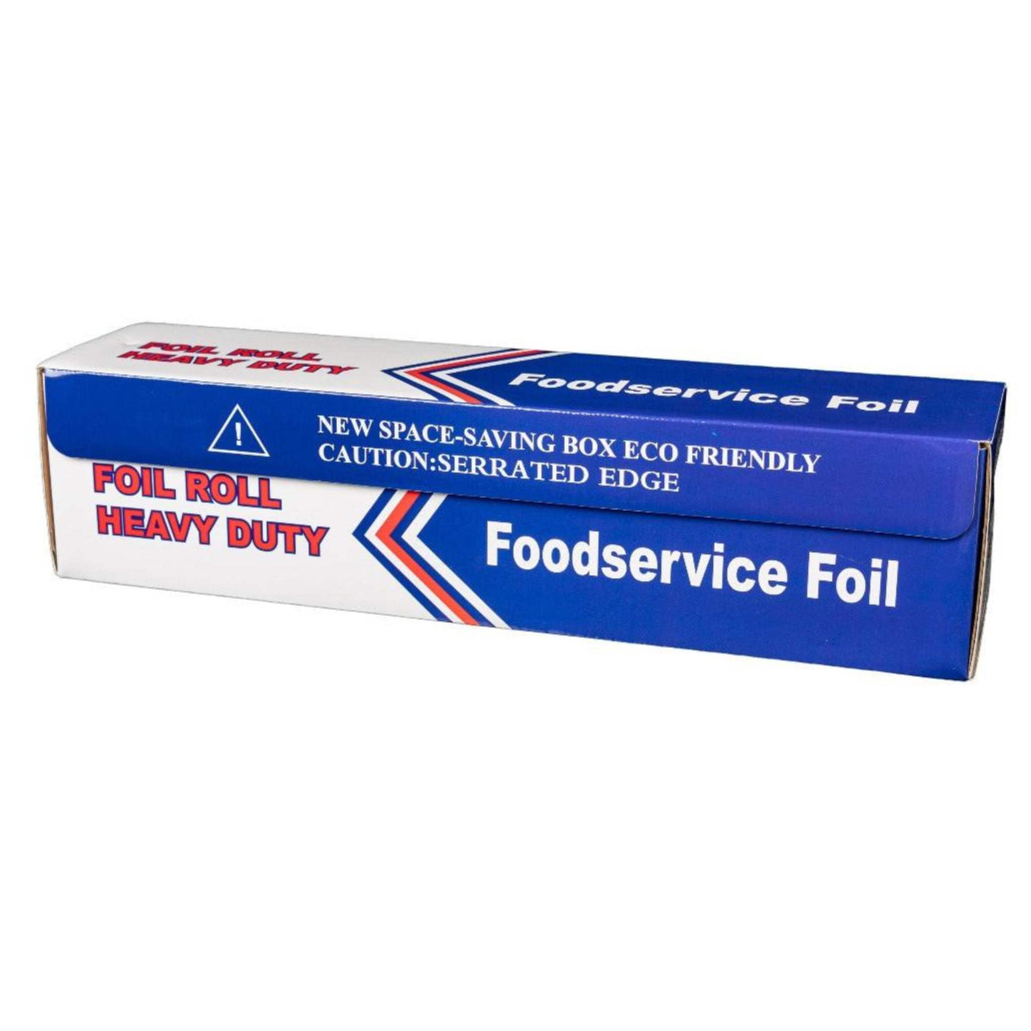 Rollo de aluminio de 30 cm x 125 metros con grosor de 12 µm y borde cortante para cocina y uso doméstico