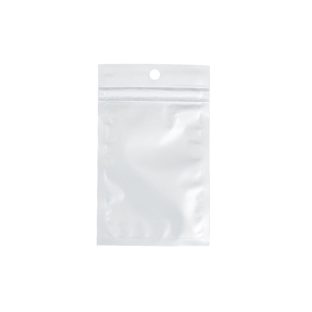 100x zelfsluitende sealbag ziplock zakjes 9x16cm transparant voorkant glanzend wit achterkant