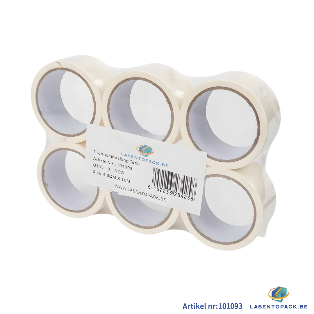6x Schilders Afplaktape – 48 mm x 18 Meter