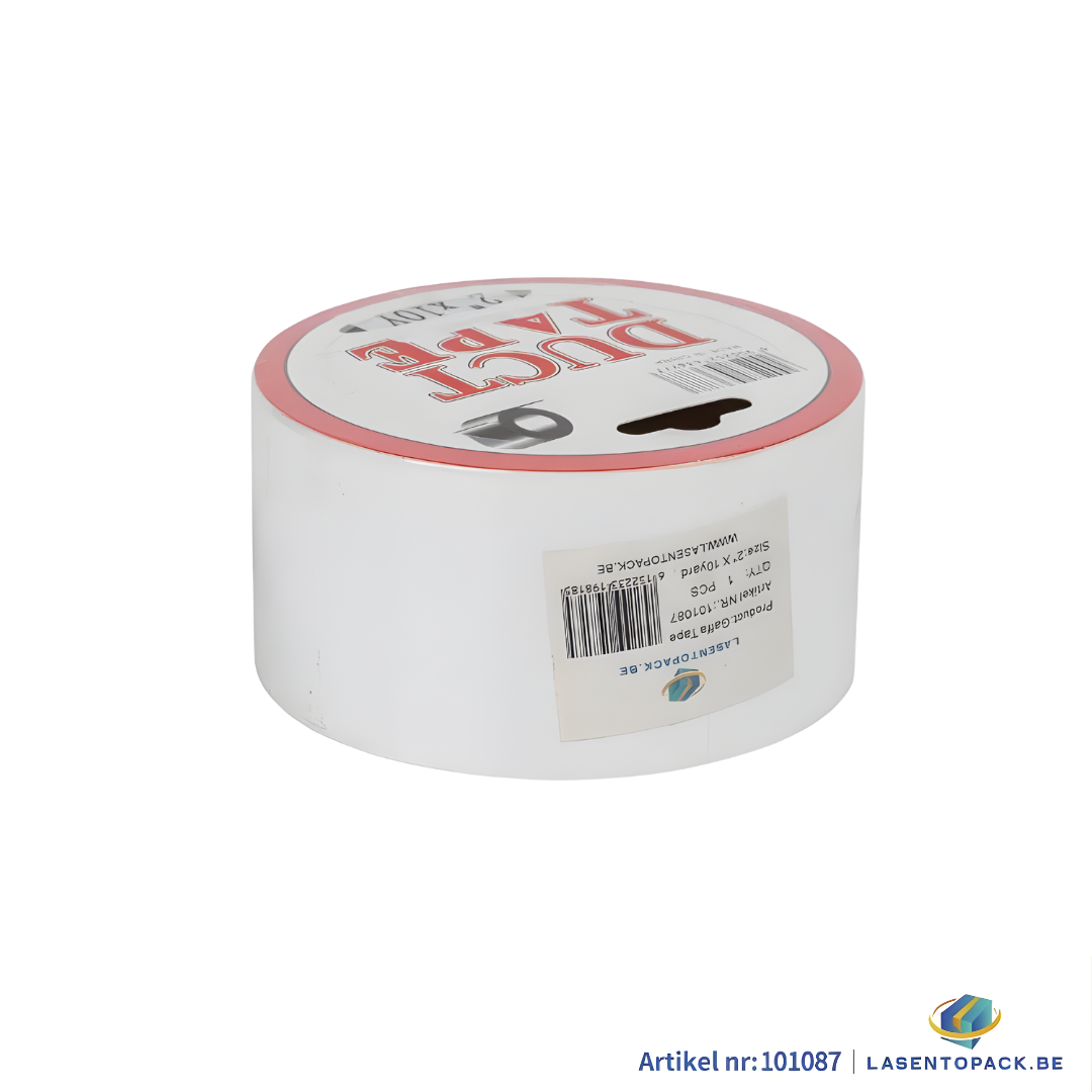 6x Gewebeband / Gaffa Tape Wit – 5 cm x 9,1 m (2 Zoll x 10 Yards)