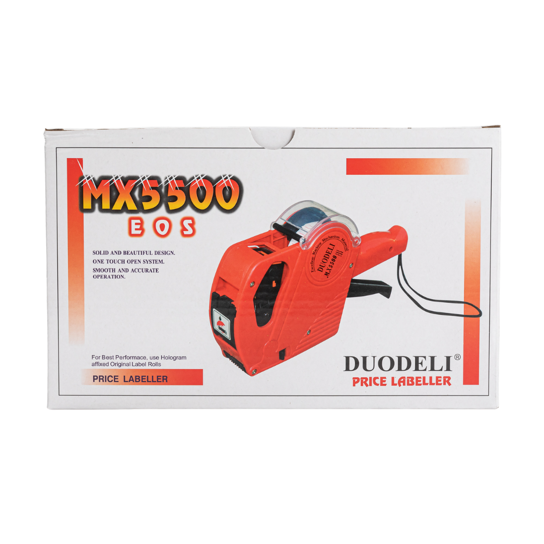1x Prijstang MX5500 - 8 posities - Rood