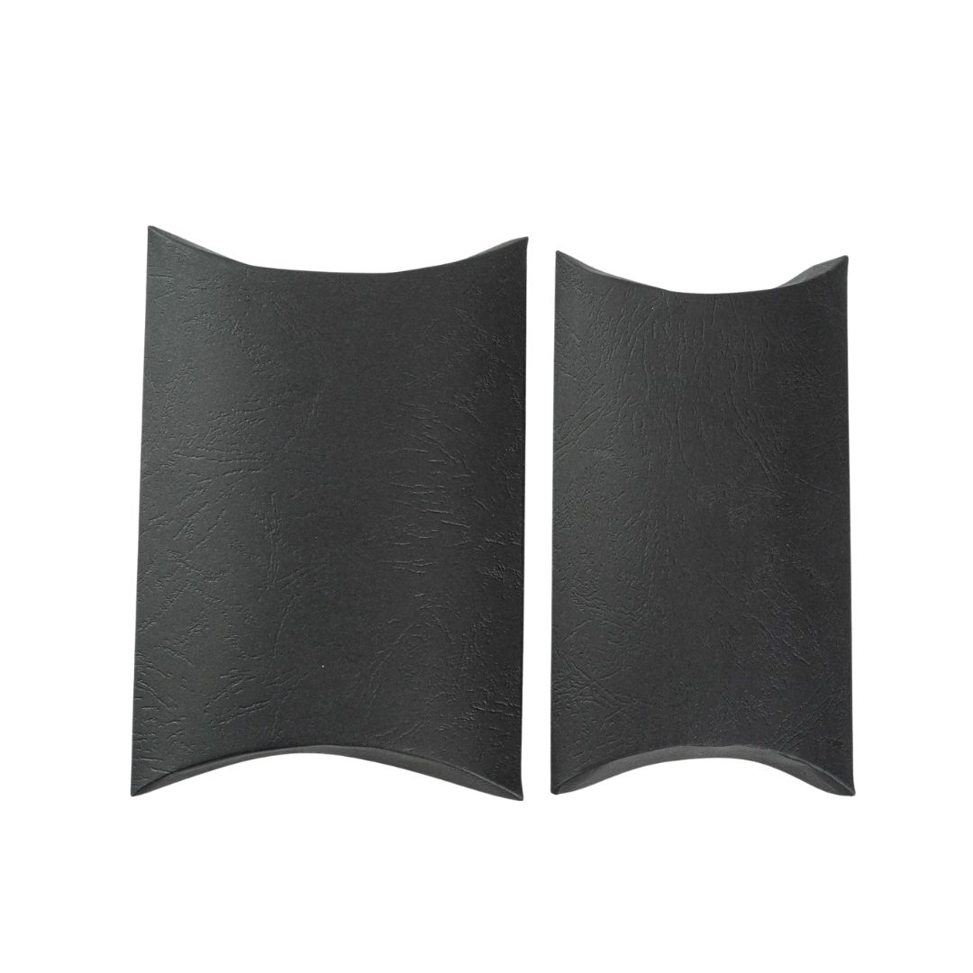 12x Kussendoos - 25x15x3,5 cm - Schwarzer Karton 