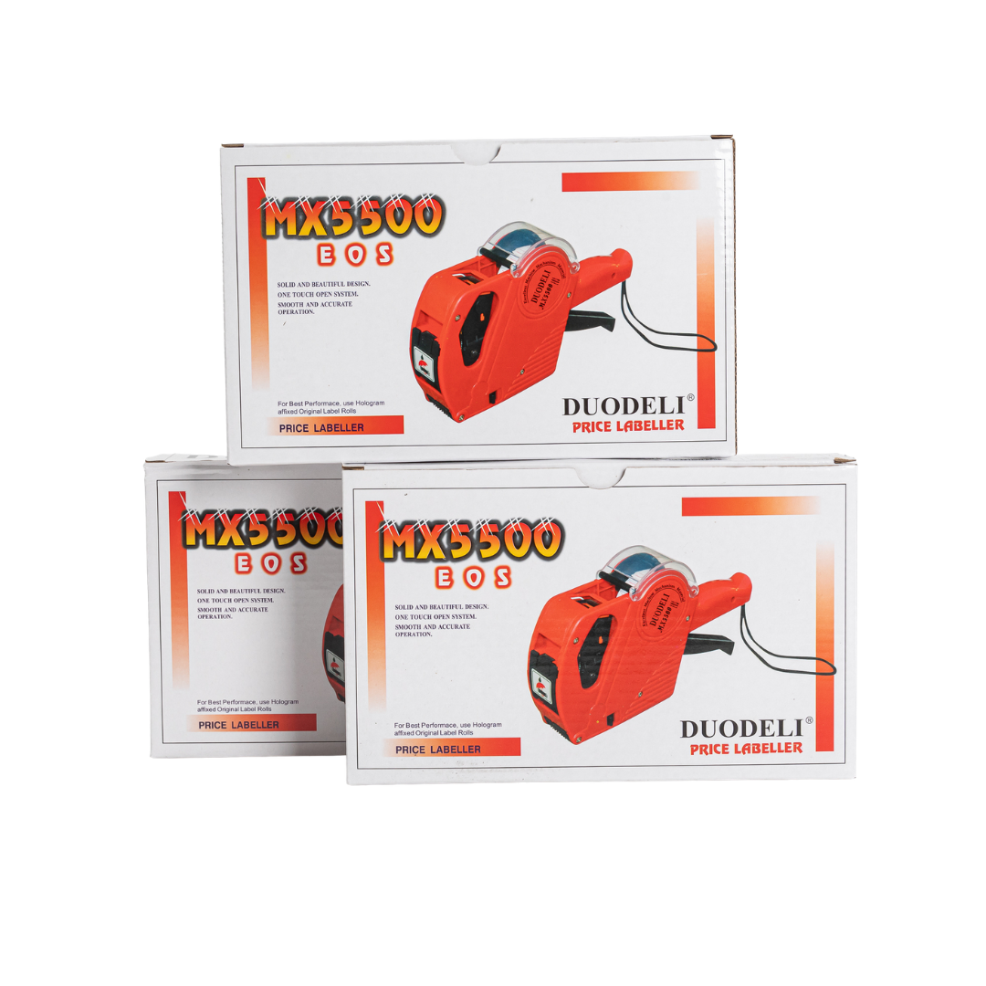 1x Prijstang MX5500 - 8 posities - Rood