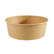 Salade Poke Bowl 1000ml FSC-certified biodegradable kraft paper bowl for salads and poke meals