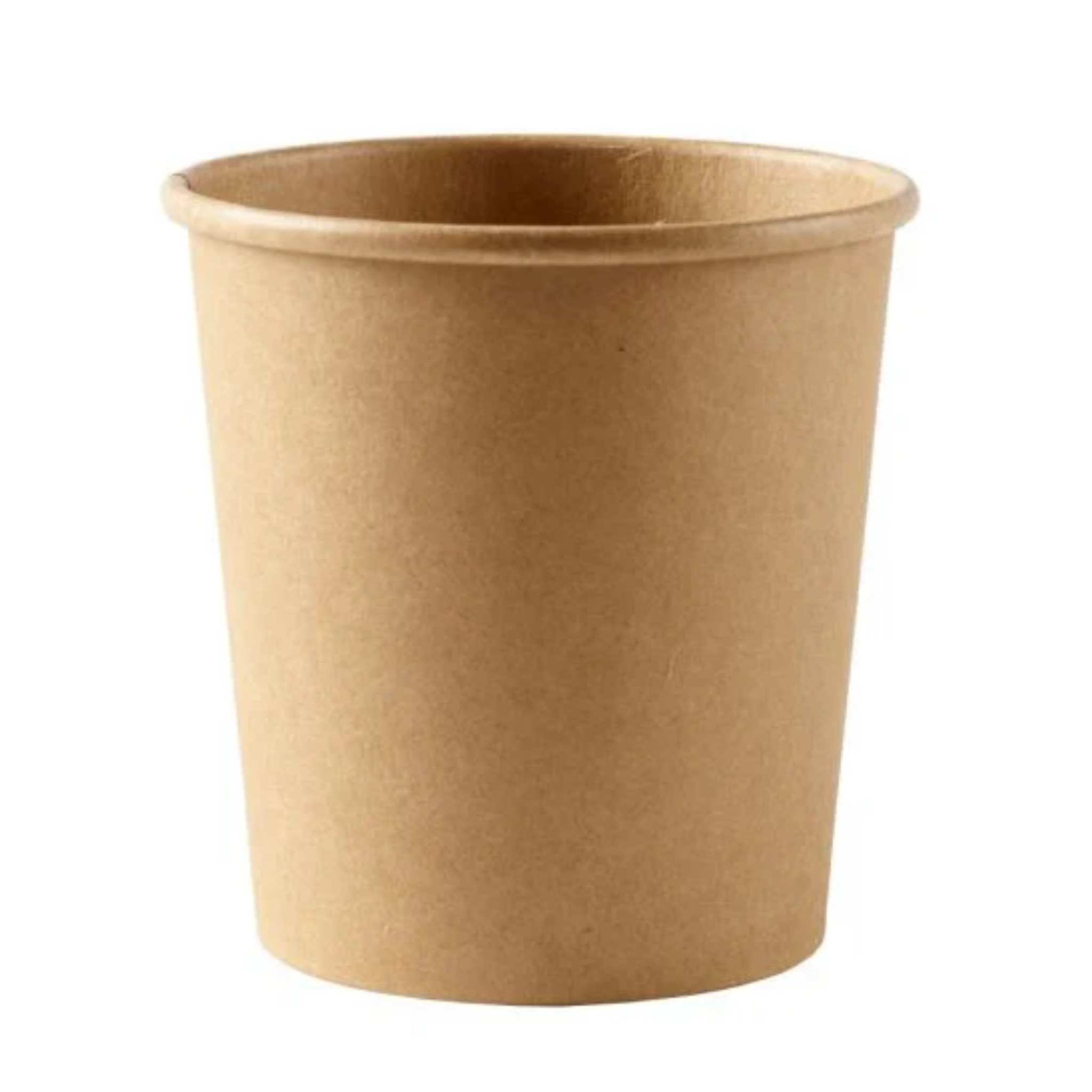 Set of 500 kraft Soepbeker 450 ml soup cups with PE coating, Ø98mm, leak-proof for hot and cold food