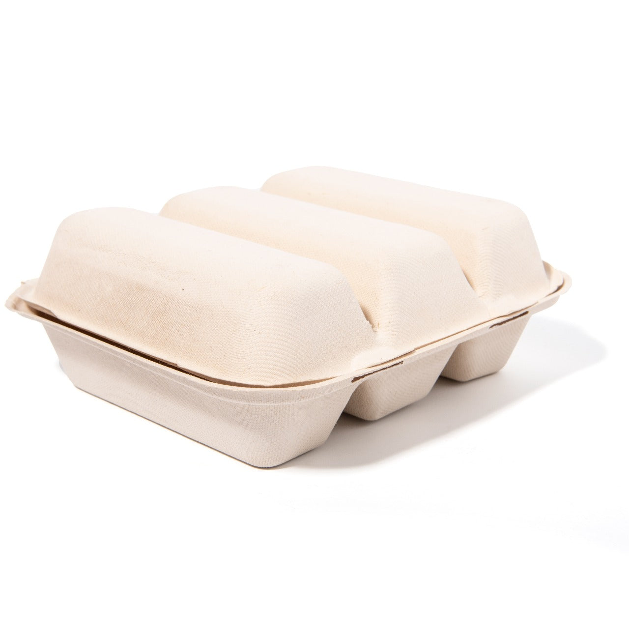 100x Taco Box voor takeaway van suikerriet (BIO) – 212mm x 183mm x 82mm
