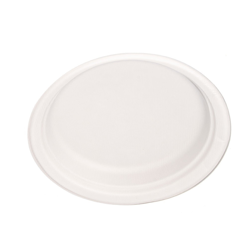 500x Bord Ø23 cm suikerriet BIO bagasse Plasticvrij 9 inch