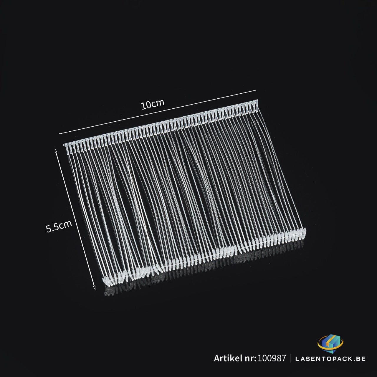 5000x Ridderspoor Nylon - voor Textieltang 50mm