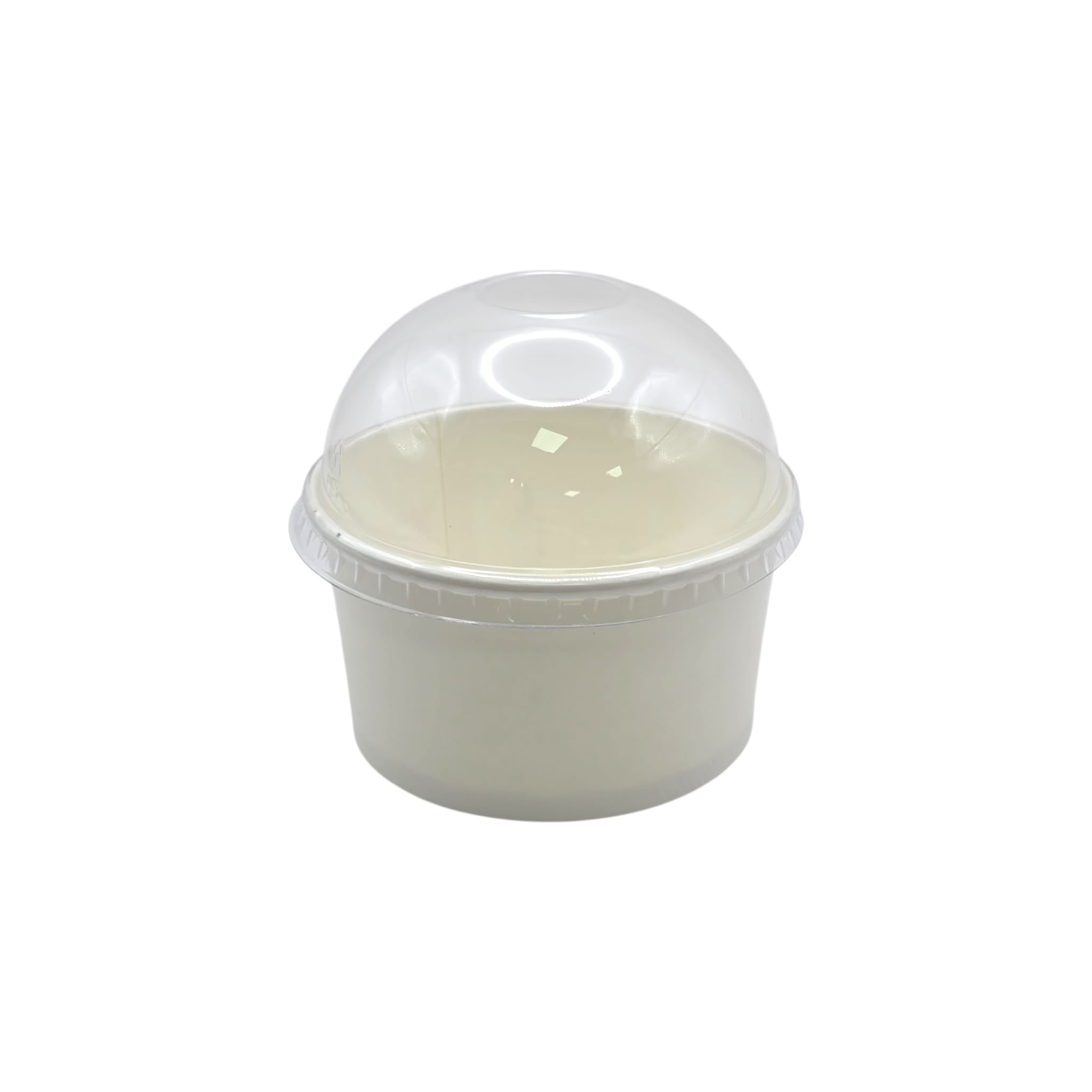 1000 transparante dome PET deksels voor 180ml ijsbekers 90mm diameter