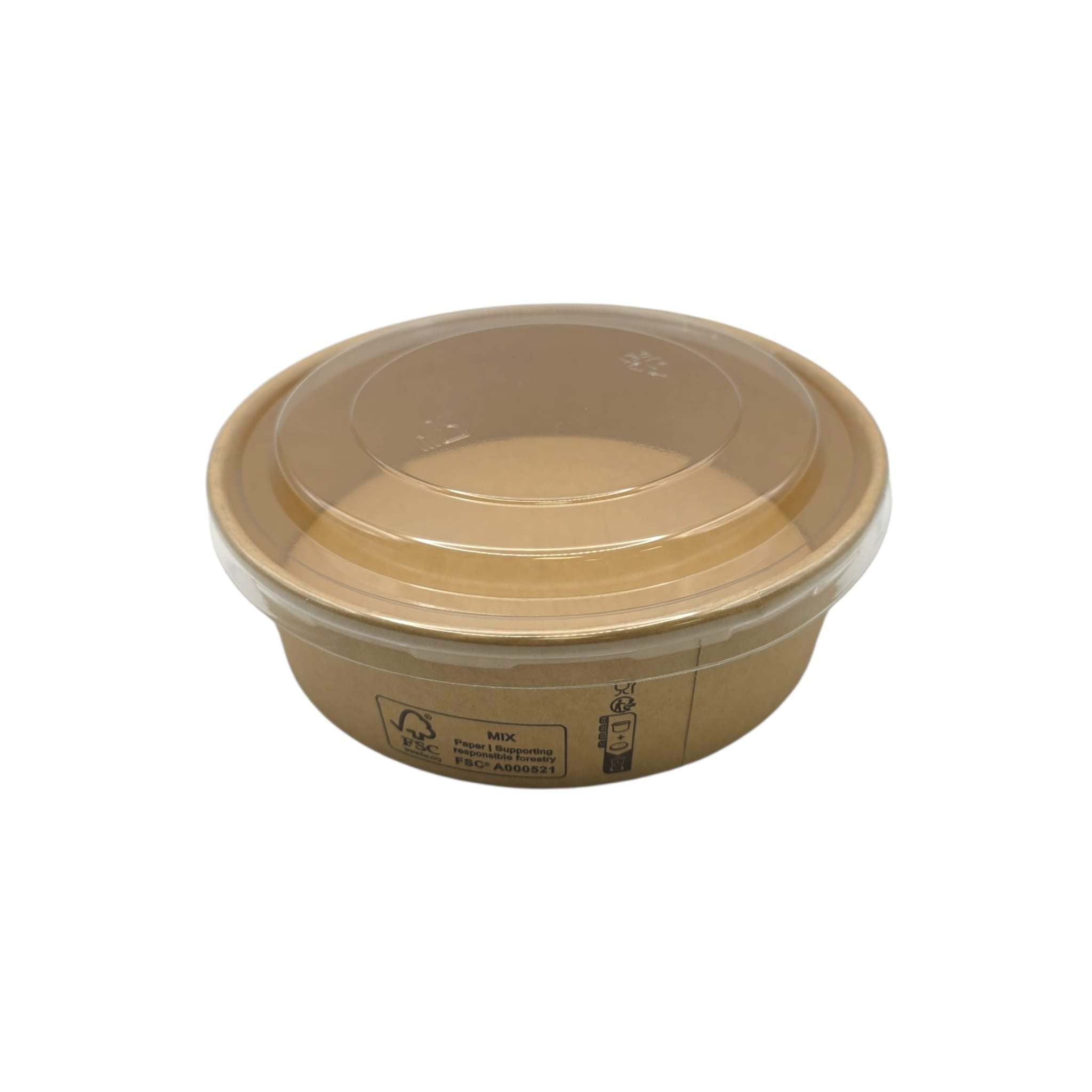 500x Soepbeker 240ml Ø98mm 8oz Kraftpapier