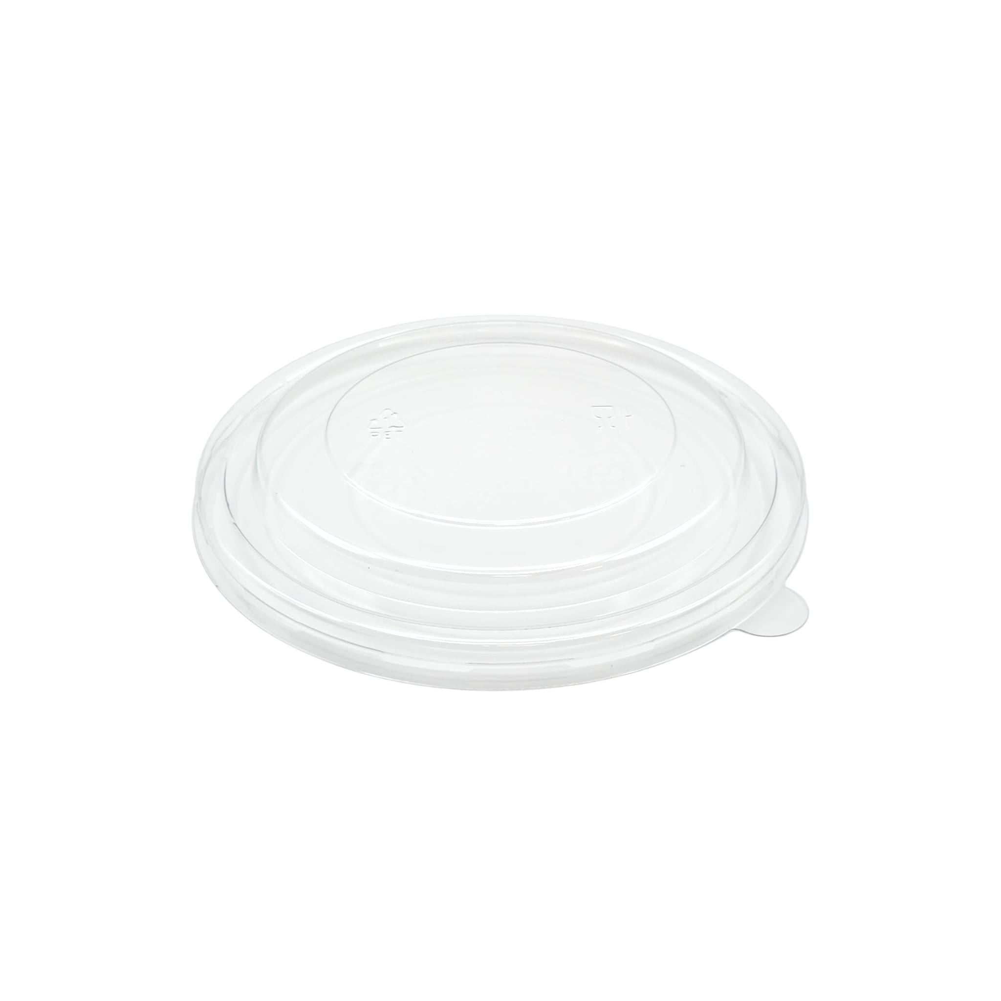Transparante PET deksel voor Salade/Poke Bowls 1000ml/750ml/500ml Ø150mm, lekvrij en stevig afsluitbaar