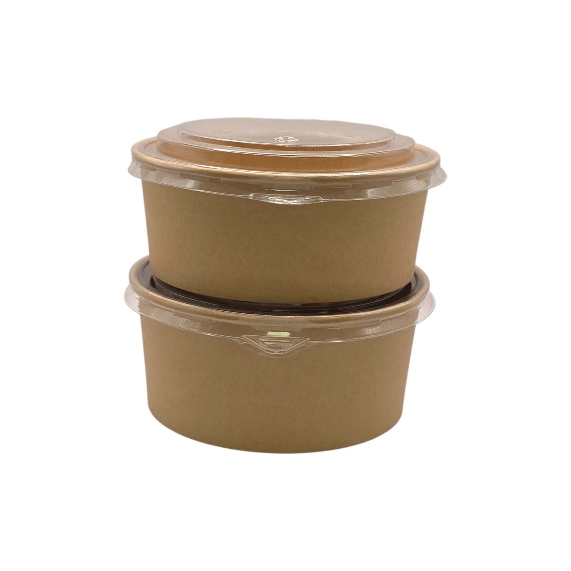 300 kraft salade bowls 1100 ml leakproof takeaway containers for salads and poke bowls