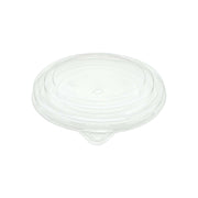 Transparante PET deksel voor salade en poke bowls 1200ml/1100ml Ø165mm, stevige lekvrije sluiting, verpakking van 300 stuks