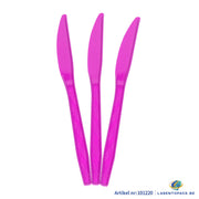 24x Herbruikbare Mes 170mm PP Paars