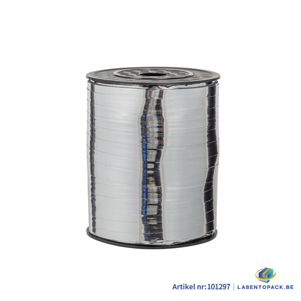 Krullint 10 mm x 250 m – Metallic Zilver