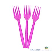 24x Herbruikbare Vork 160mm PP Paars