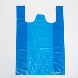 100x Shirt Carrier Bag - 40cm x 60cm - Blue 